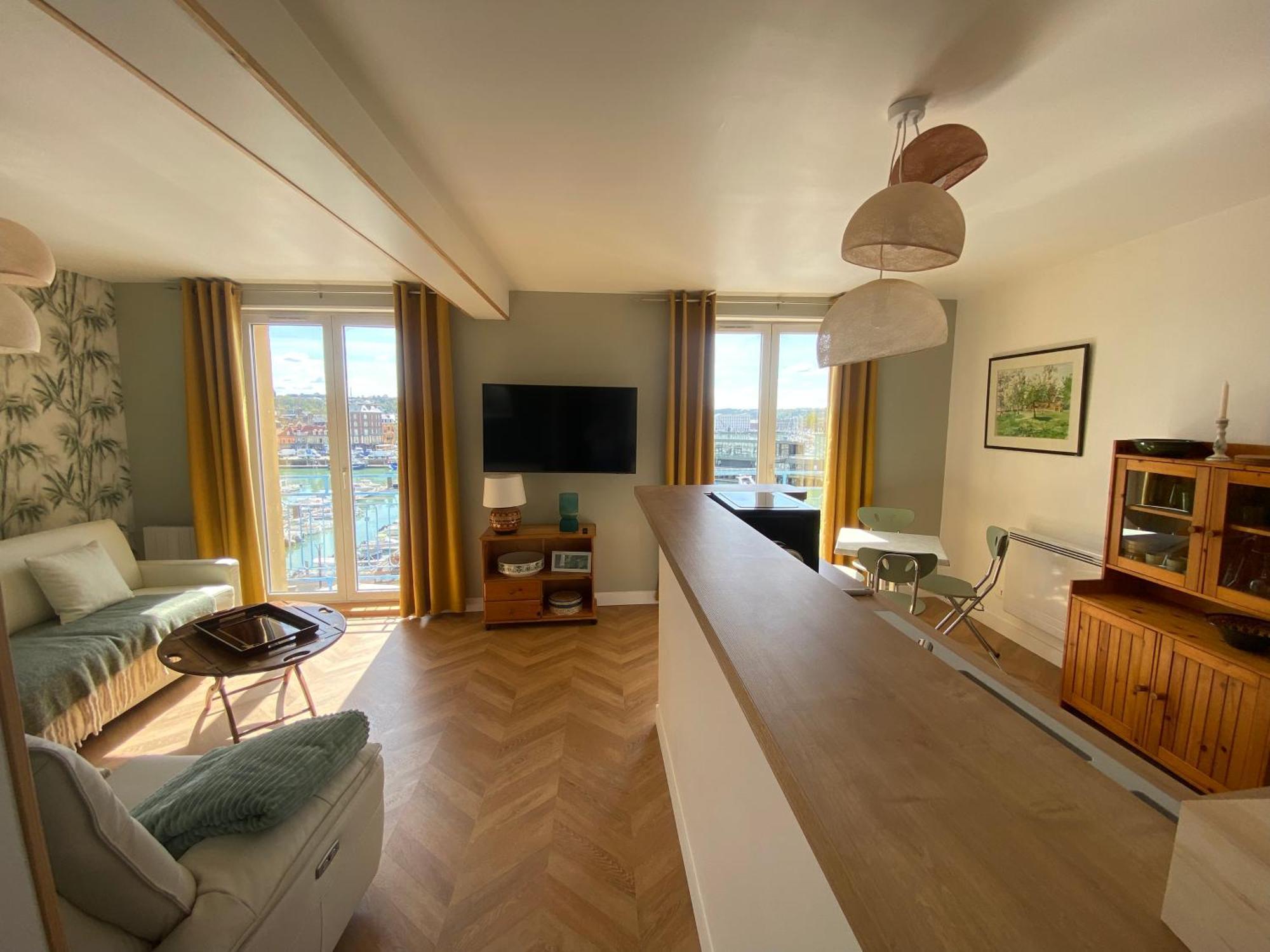 Etablissement 3 Etoiles Avec Ascenseur, 3 Appartements Lumineux Vue Port Avec Balcon, 200M De La Mer, Wifi Fibre, Tous Service Inclus ดิเอป ภายนอก รูปภาพ